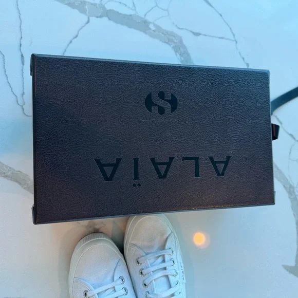 Alaïa's collaboration with Superga / Blanc Casse White Sneakers Womens SZ: 38 - Picture 5 of 8